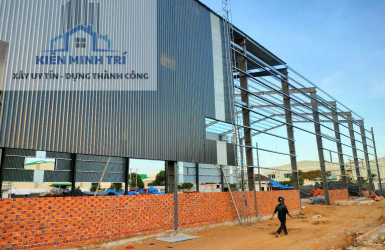 Lắp Dựng Nhà Xưởng Tại Đức Hòa
